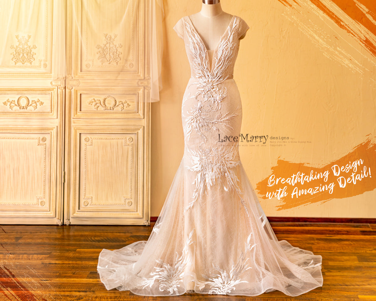 Breathtaking Wedding Dress with Beading