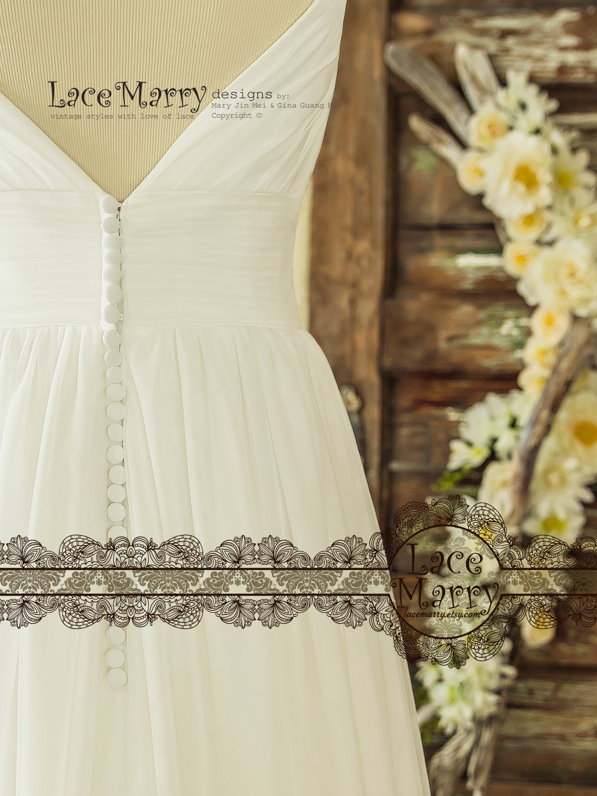 Classic Hourglass Silhouette Summer Wedding Dress