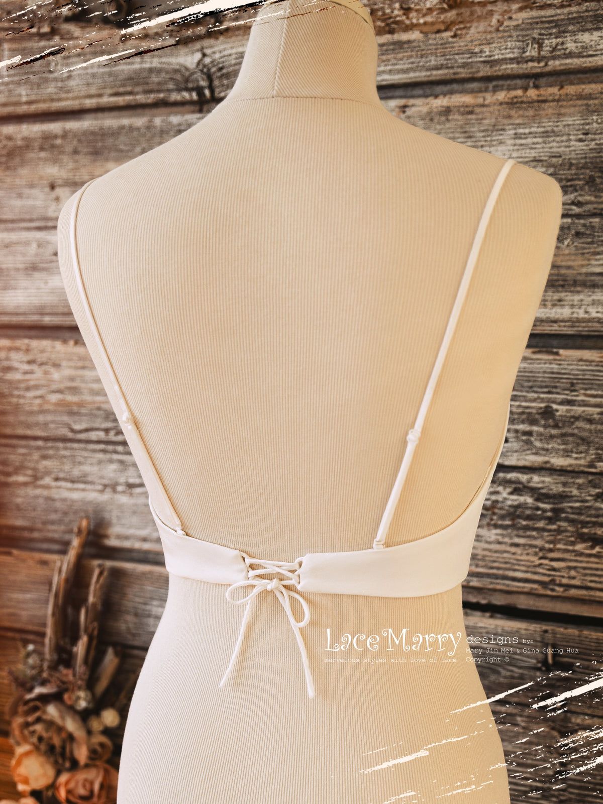 ASTRA #2 / Plain Bridal Bustier with Soft Lining