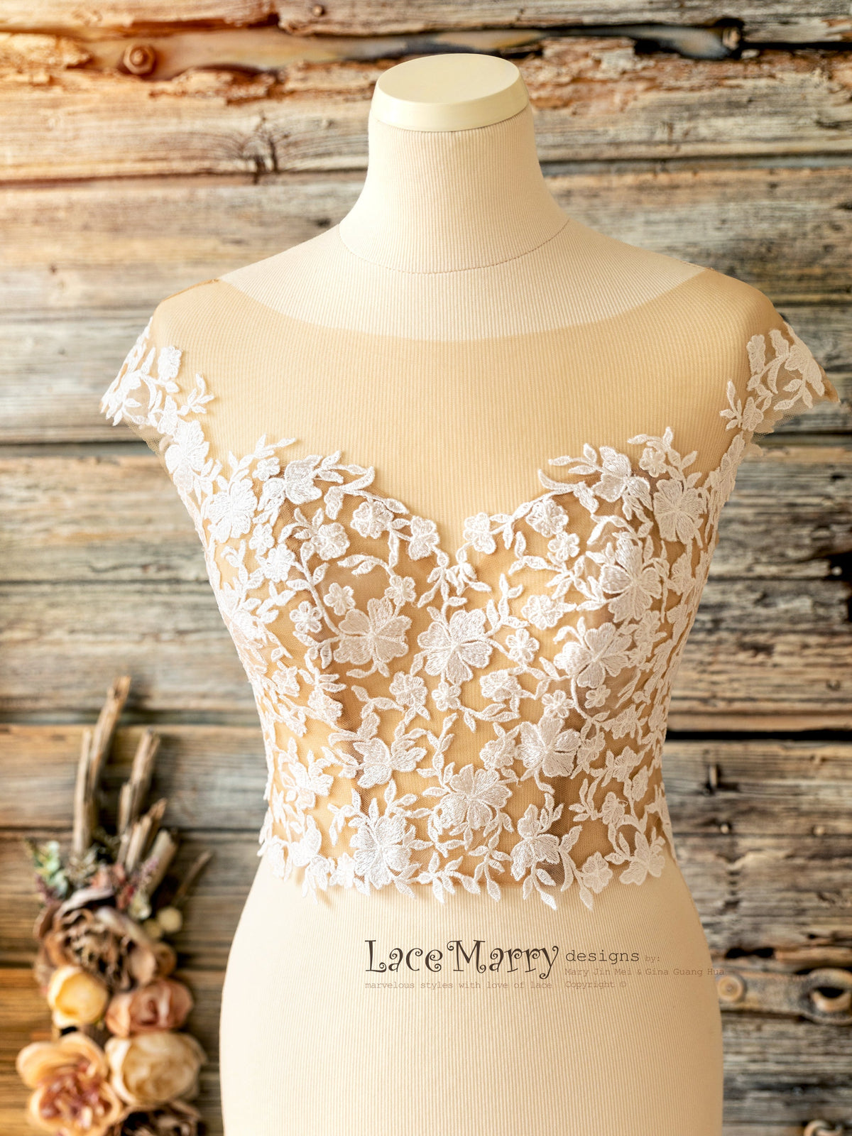 Bridesmaid Lace Topper