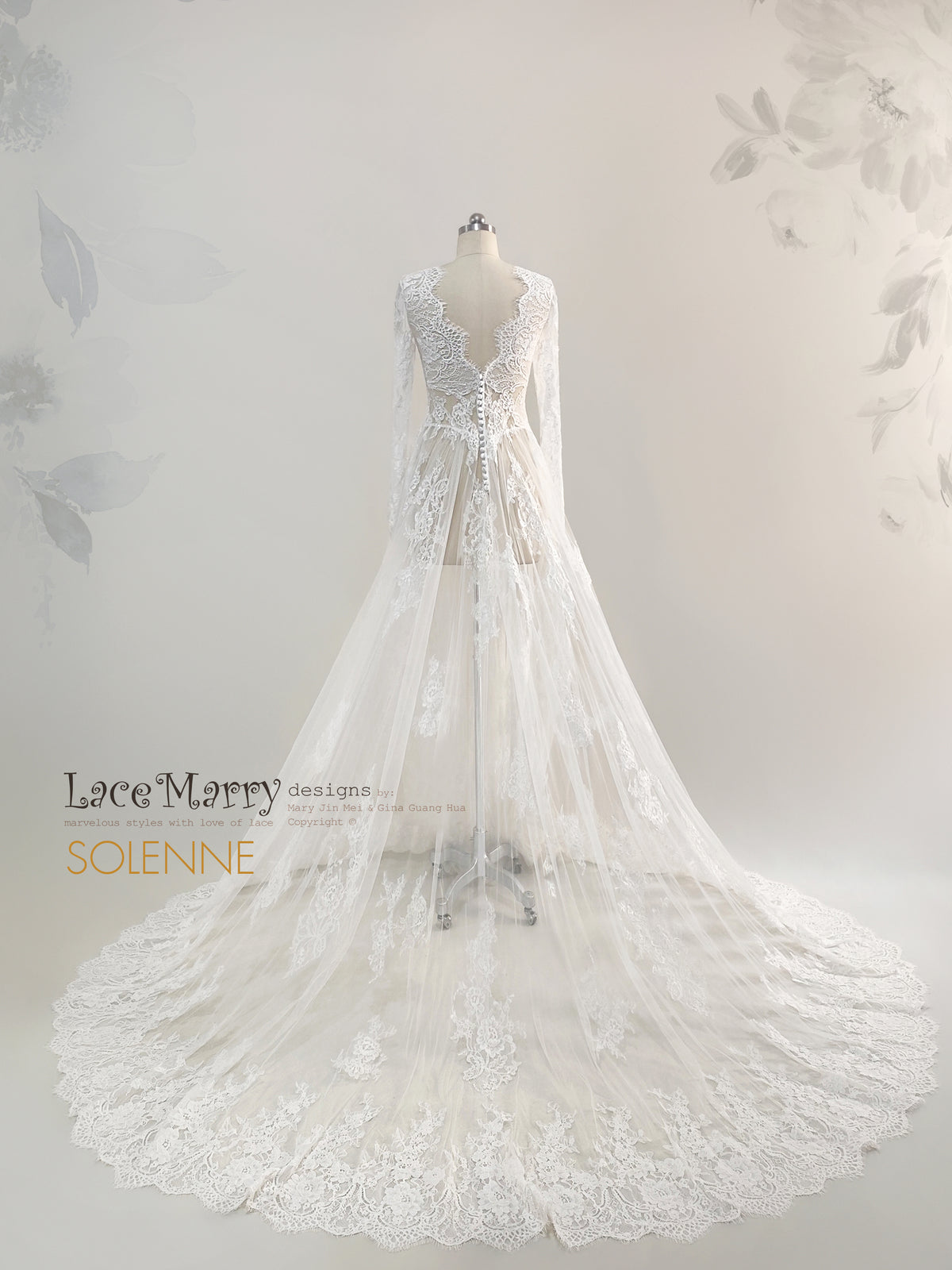 SOLENNE / Breathtaking Bridal Lace Overlay