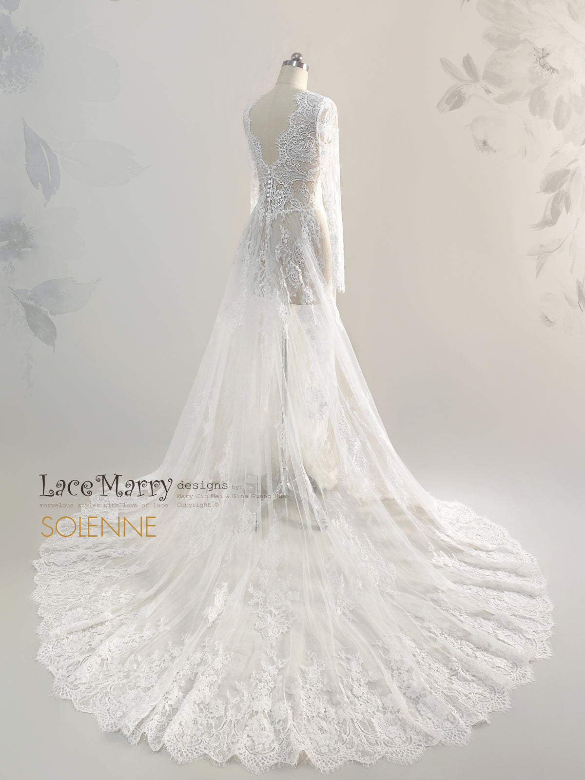 SOLENNE / Breathtaking Bridal Lace Overlay