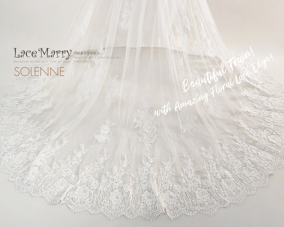 SOLENNE / Breathtaking Bridal Lace Overlay