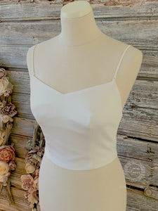 Bridal Bustier with Adjustable Straps