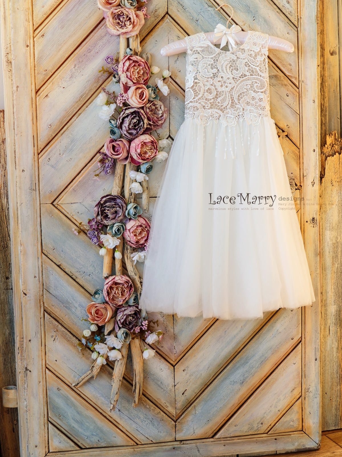 Gorgeous Lace Flower Girl Dress