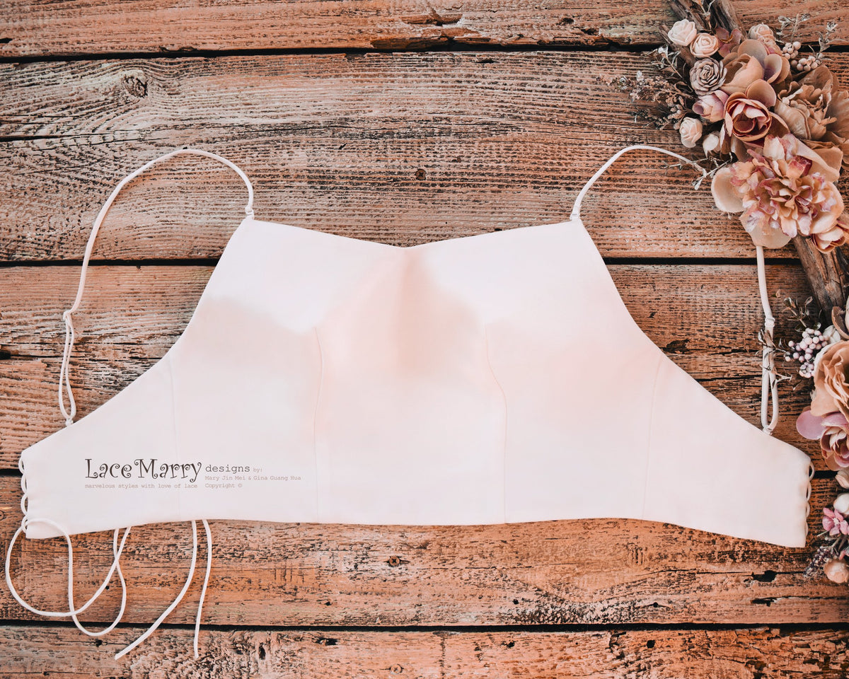 Bridal Bustier in Ivory Color