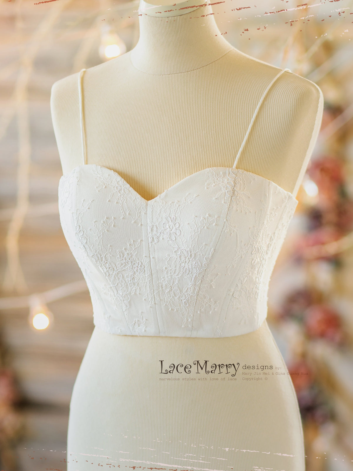 Handmade Bridal Bustier