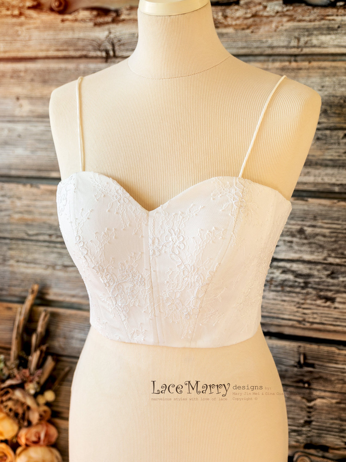 Sweetheart Neckline Wedding Bustier