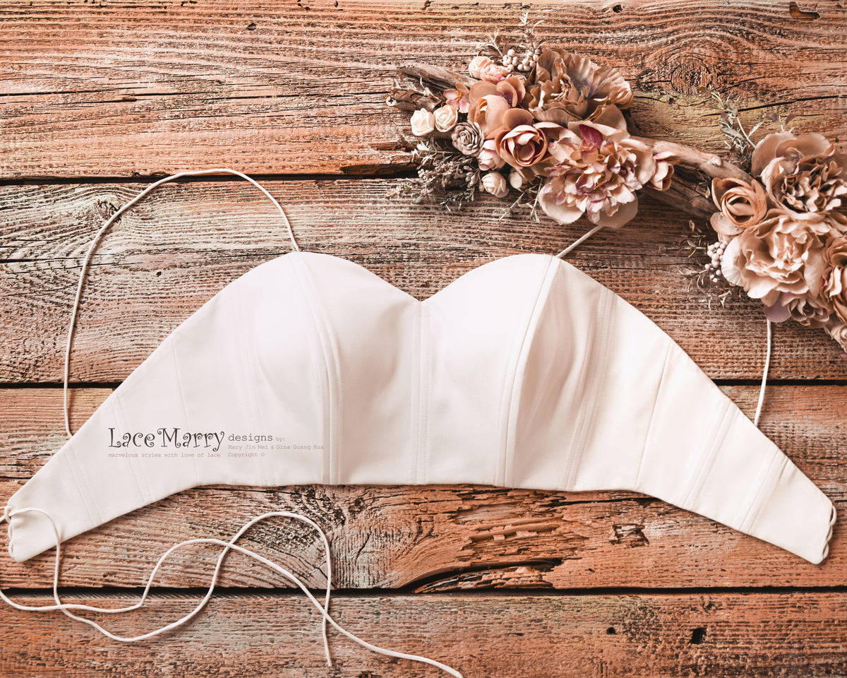 ERIKA #6 / Bridal Lace Topper with Long Sleeves