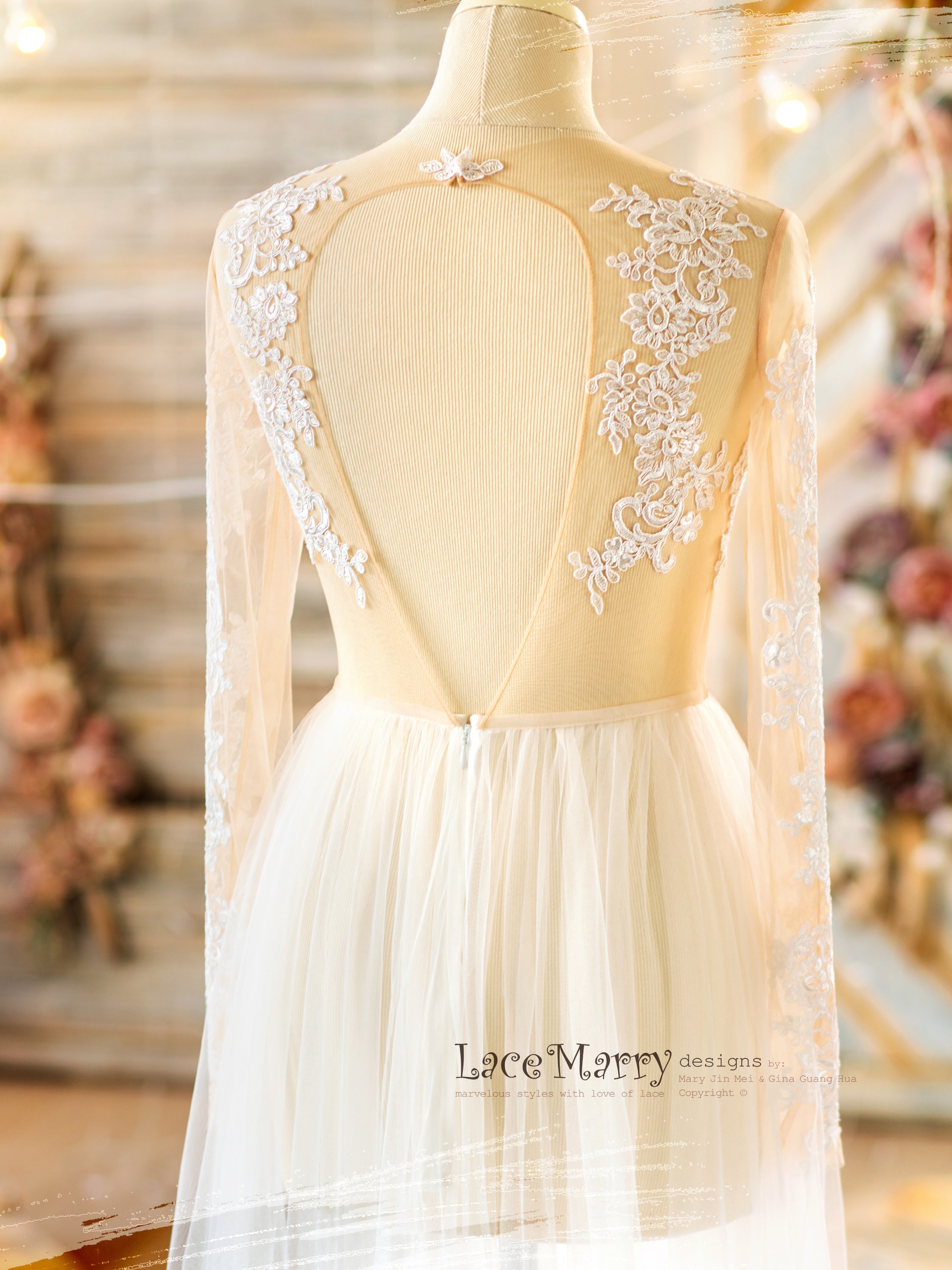 NAILA / Bridal Slip Dress