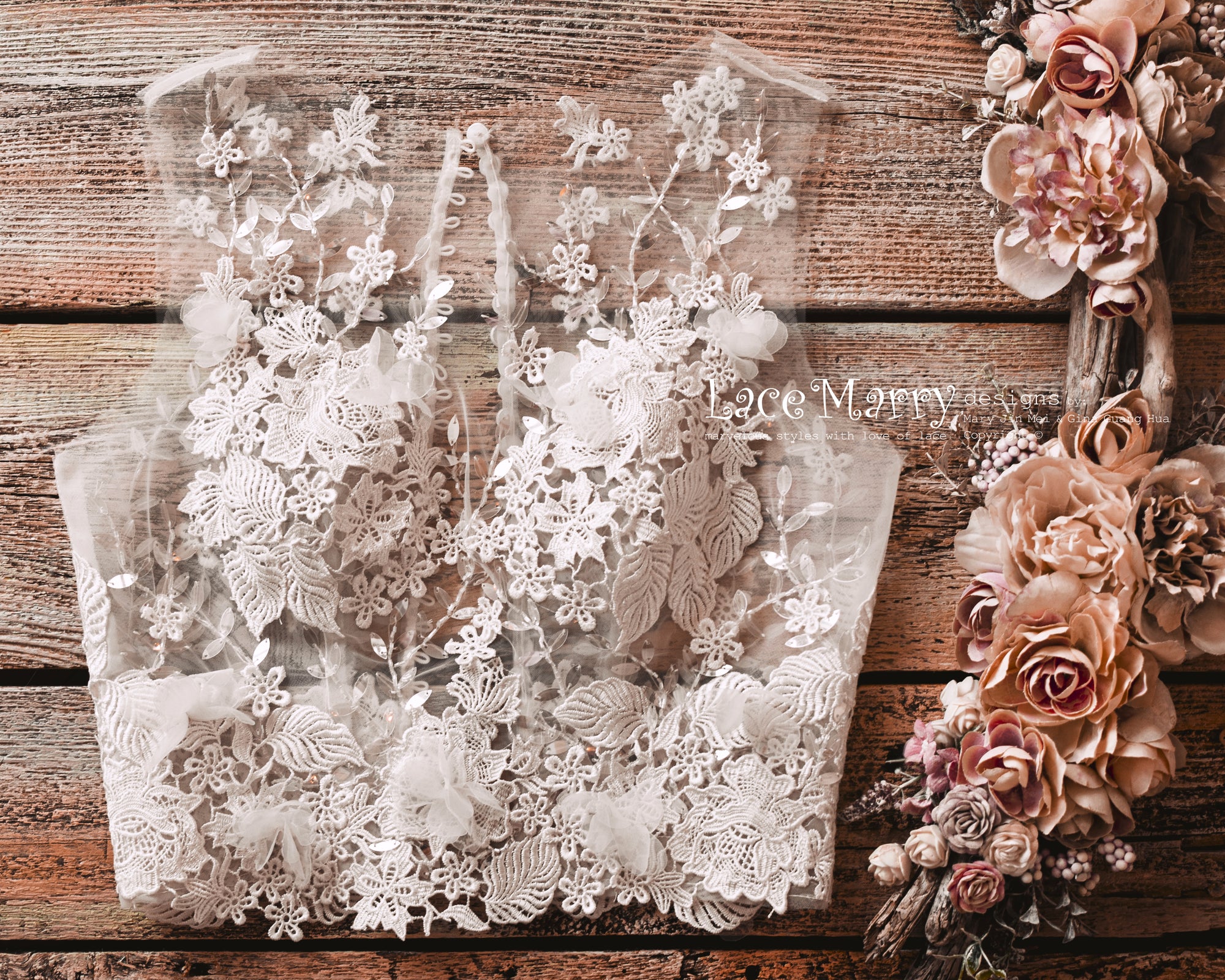 High Neck Bridal Topper