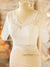 V Neckline Bridesmaids Lace Topper