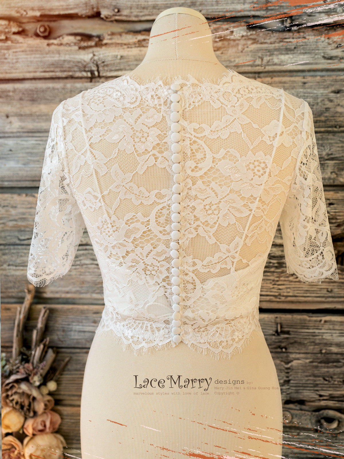 Romantic Lace Bolero for Bridesmaids