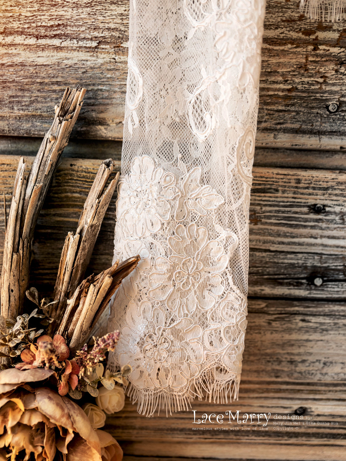 NATALIA #1 / Off Shoulder Bridal Crop Top with Long Sleeves