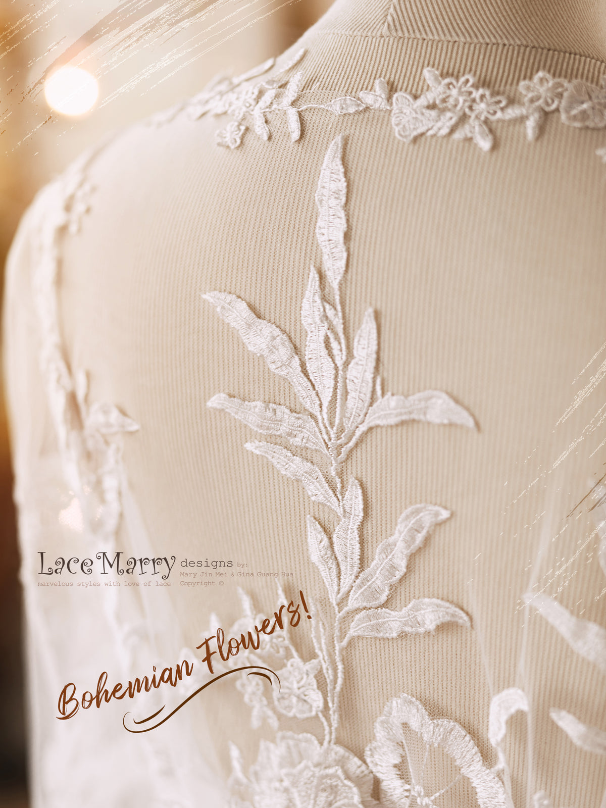 ERIKA #5 / Bridal Crop Top with Long Sleeves