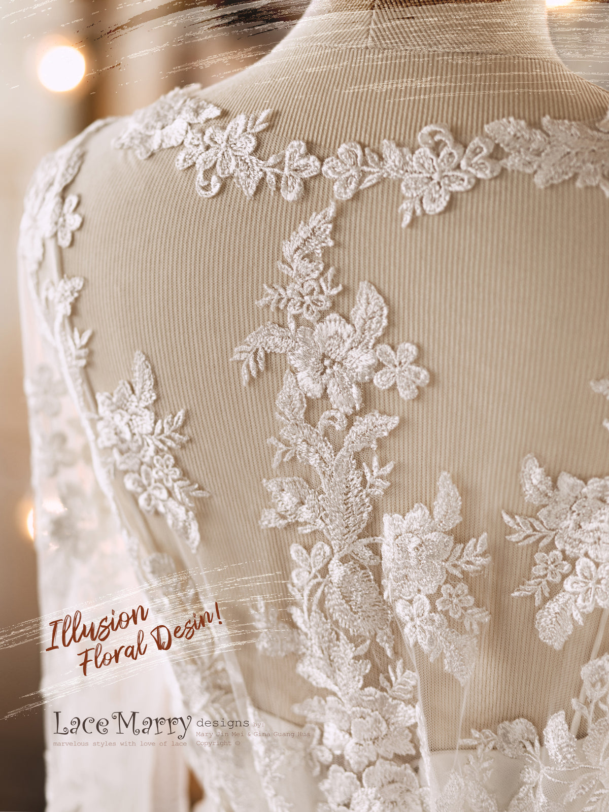 ERIKA #7 / Lace Bolero with Long Sleeves