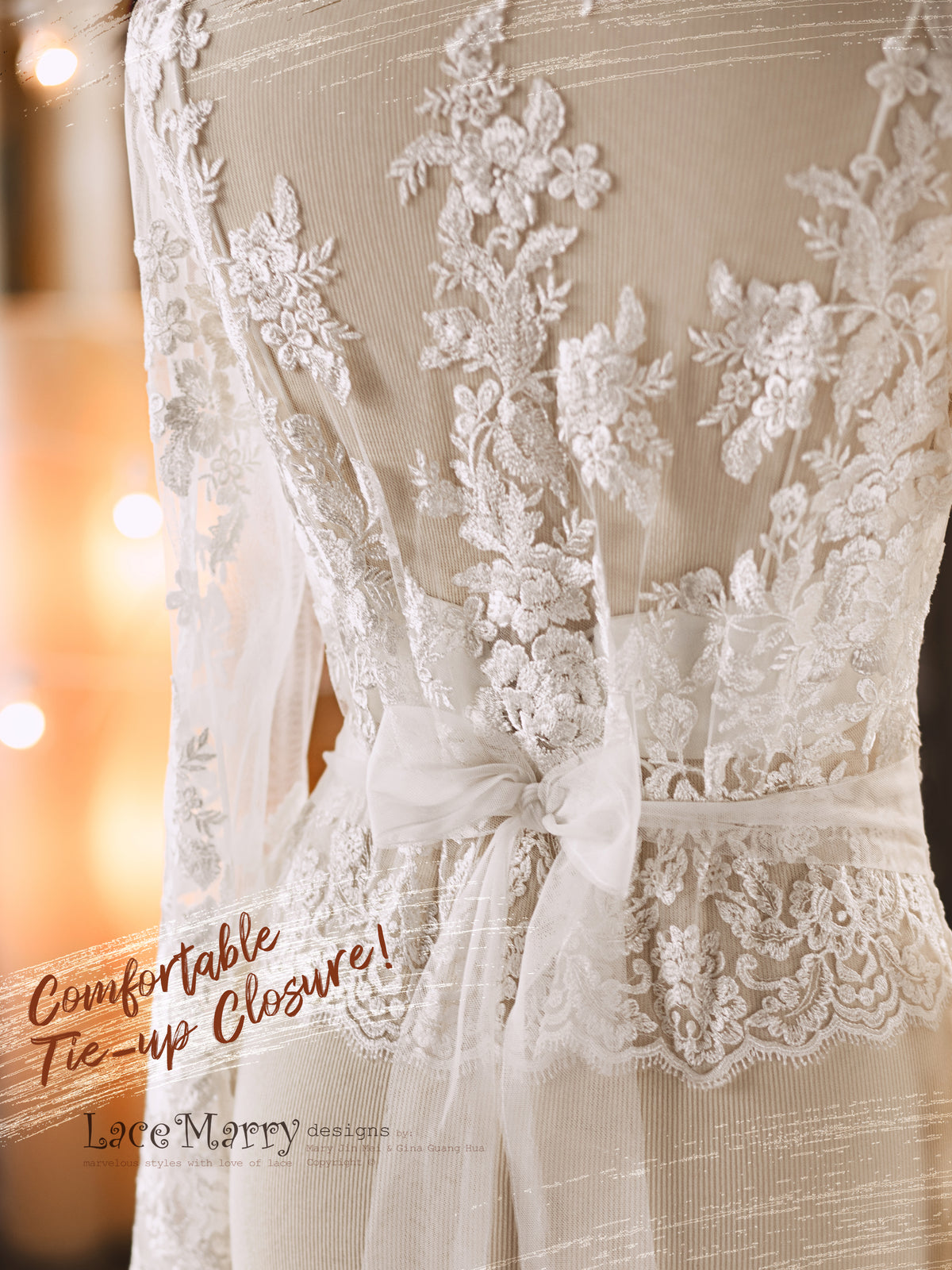 ERIKA #7 / Lace Bolero with Long Sleeves