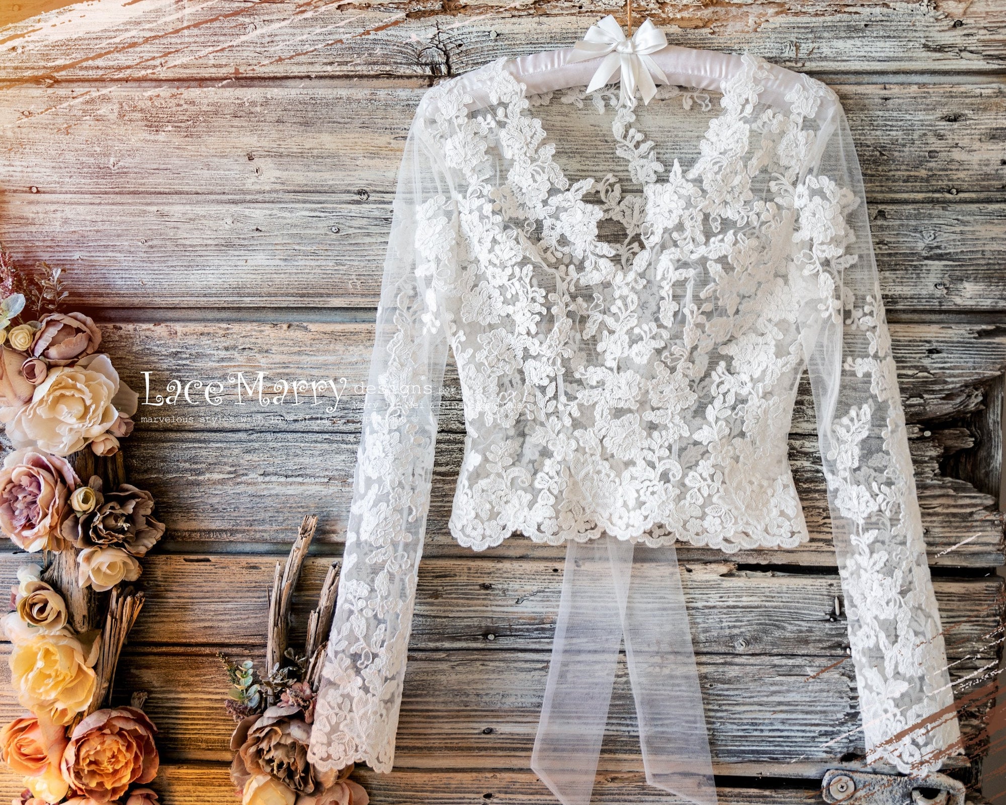 Custom Made Bridal Lace Top