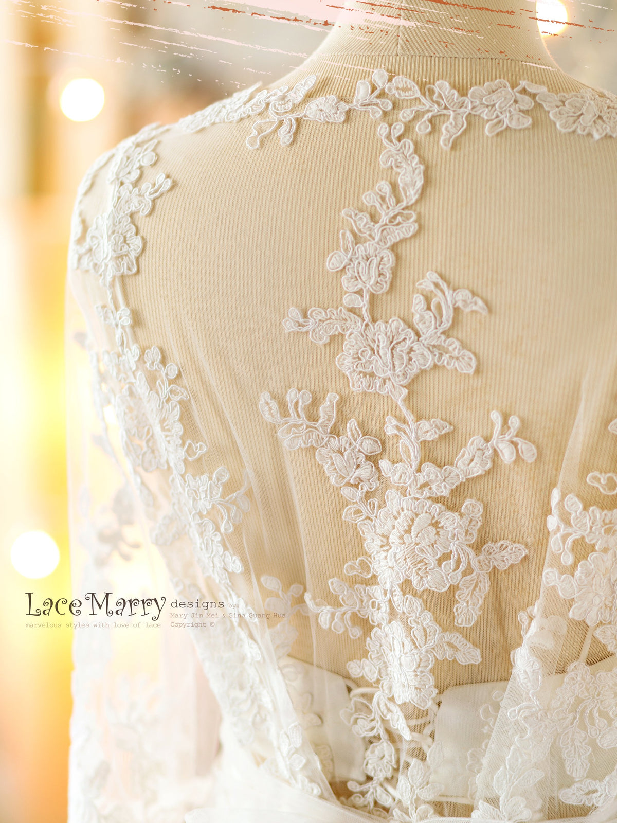 Bridal Lace Crop Top - LaceMarry