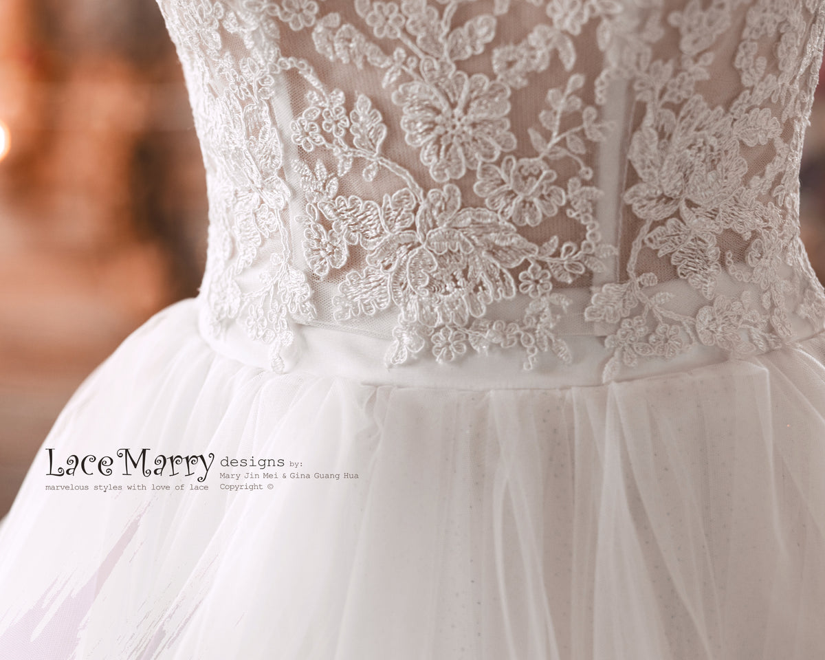 Handmade Wedding Separates with Lace