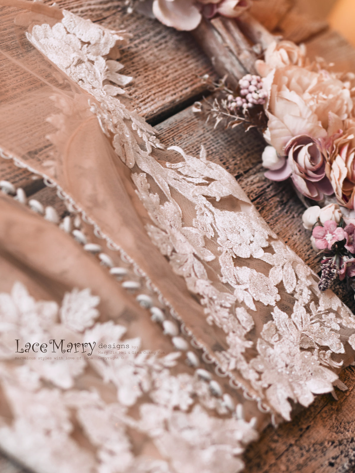 Sparkling Bridal Lace Crop Top