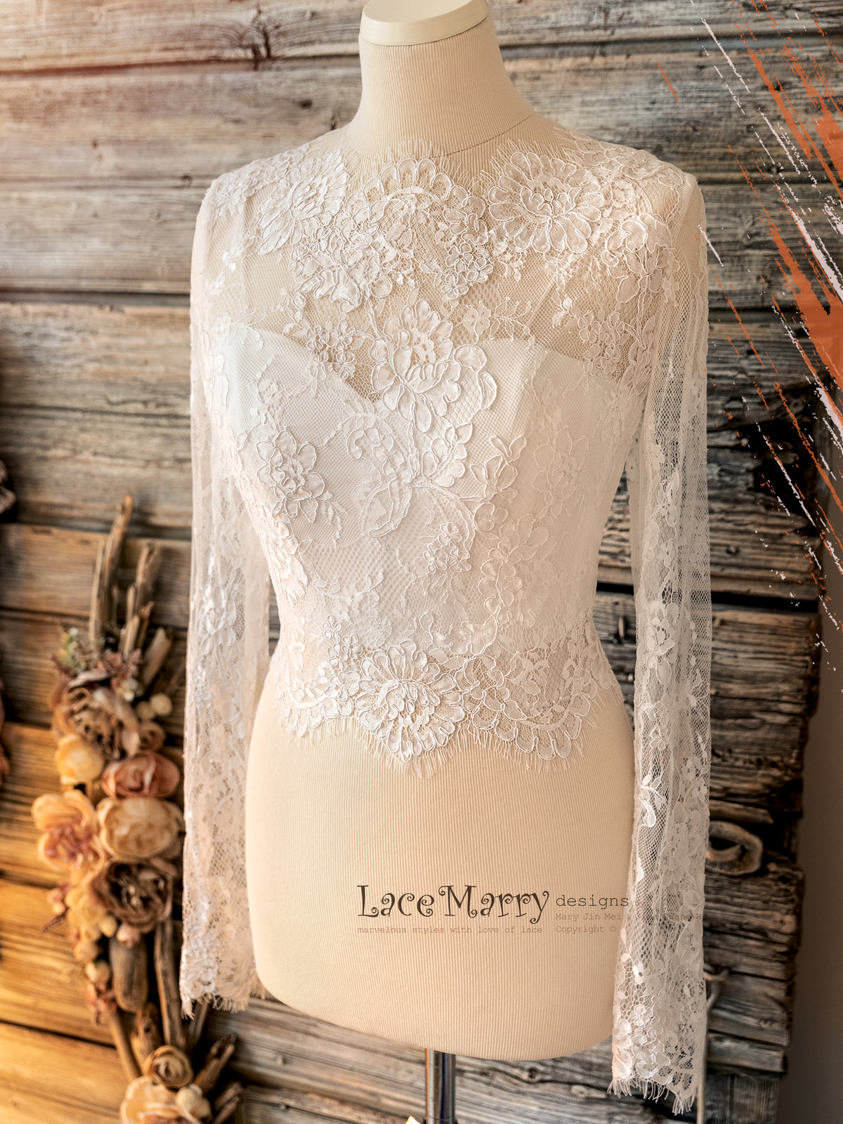 Vintage Inspired Lace Topper with Bustier