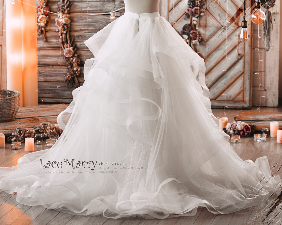 Horsehair Bridal Separate Skirt