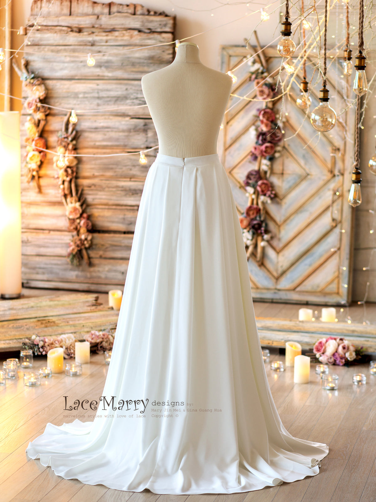 Romantic Sparkling Bridal Lace Top - LaceMarry Romantic Sparkling Bridal Lace Top - LaceMarry