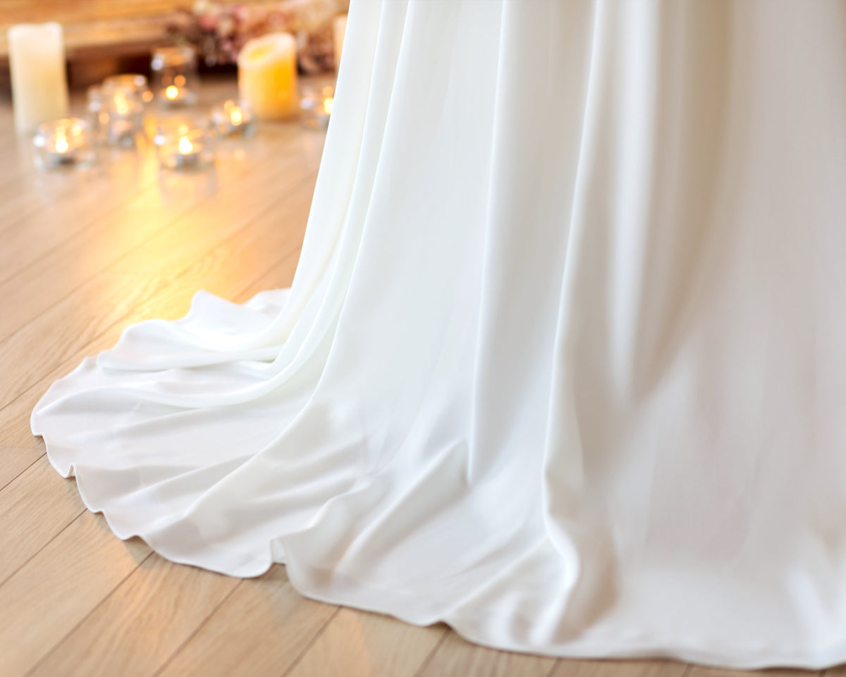 Flowy and Plain Wedding Skirt