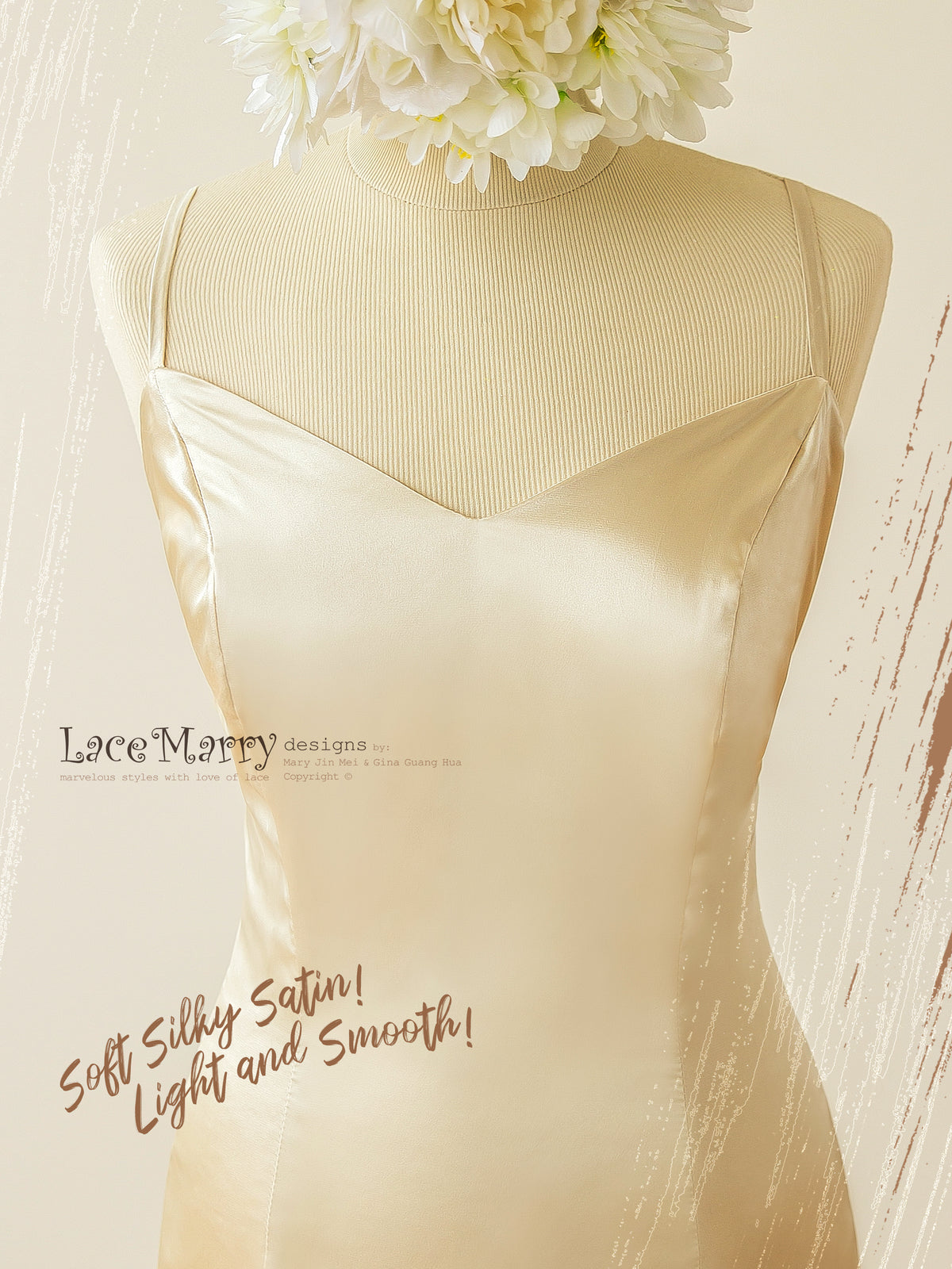 Bohemian Lace Wedding Dress with Ivory 3D Appliqu in Kaftan Style - LaceMarry Bohemian Lace Wedding Dress with Ivory 3D Appliqu in Kaftan Style - LaceMarry