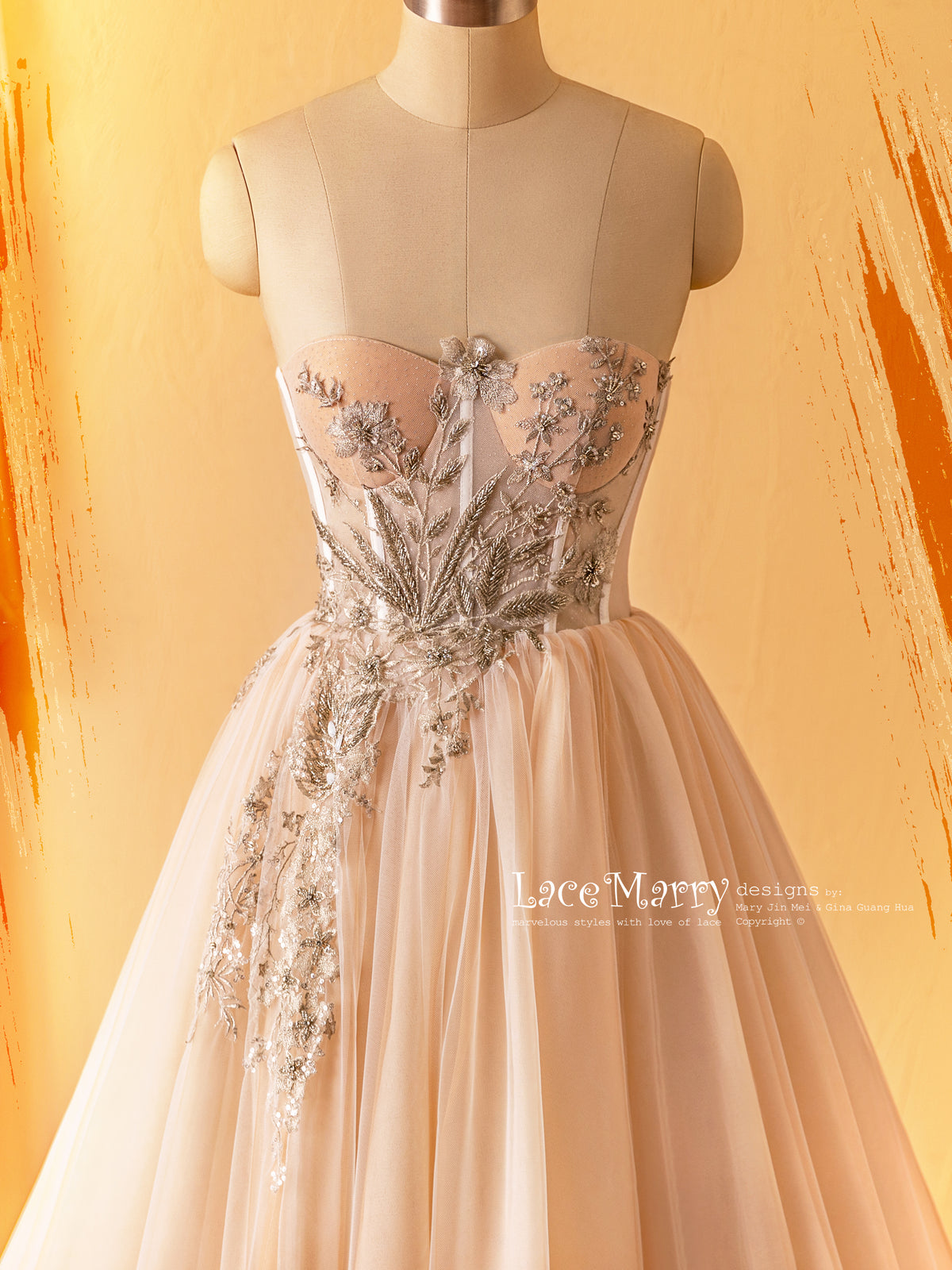 Strapless Push Up Bra Wedding Dress