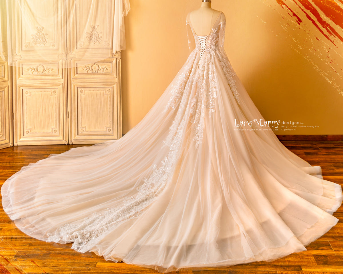 Cathedral Length Wedding Dress