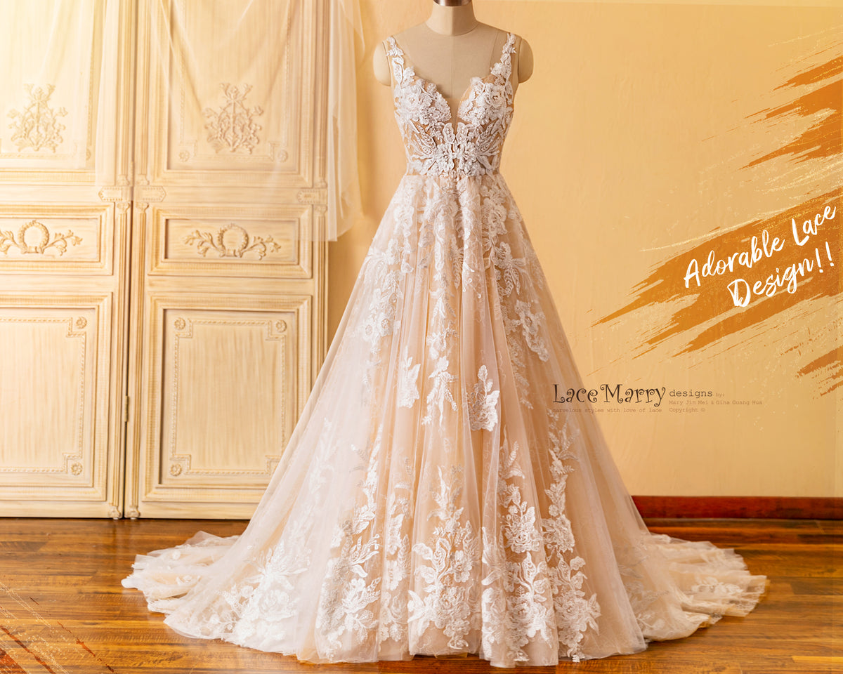 Adorable Lace Wedding Dress