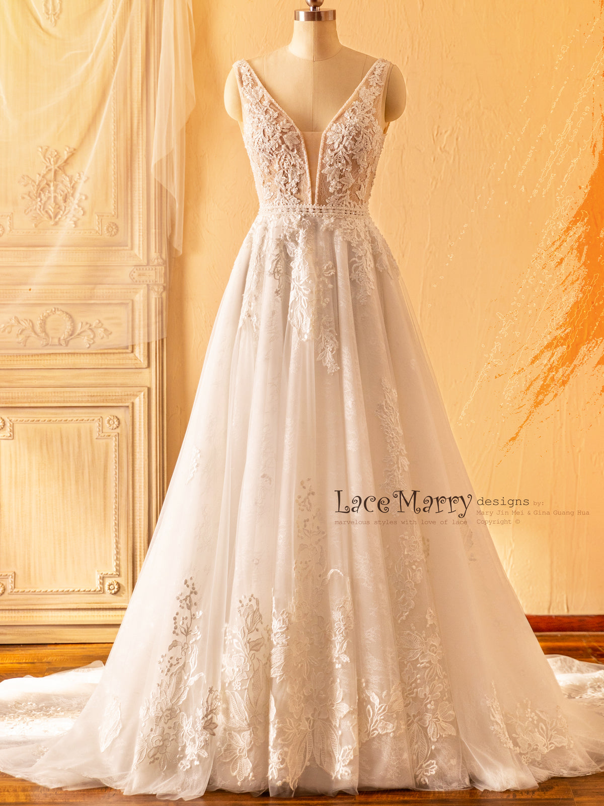 ZELDA / Fascinating A Line Wedding Dress