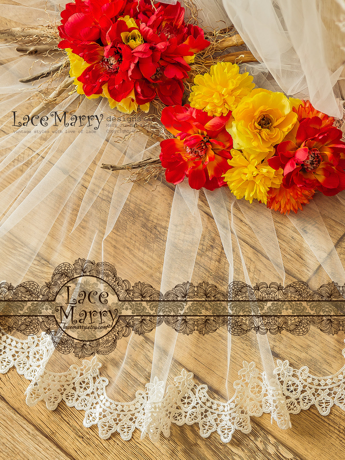 Handmade Bridal Veil