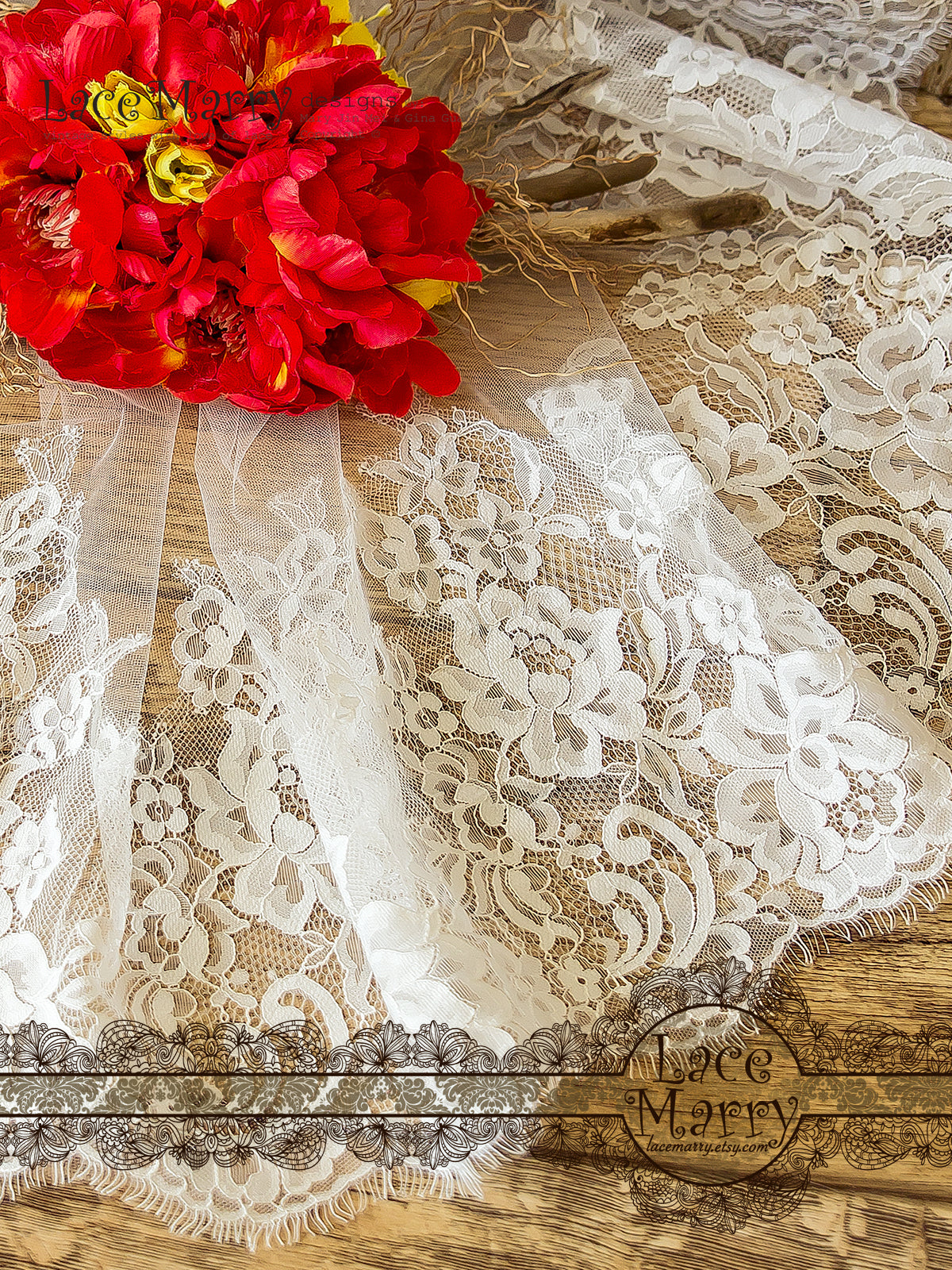 Lace Edged Veil