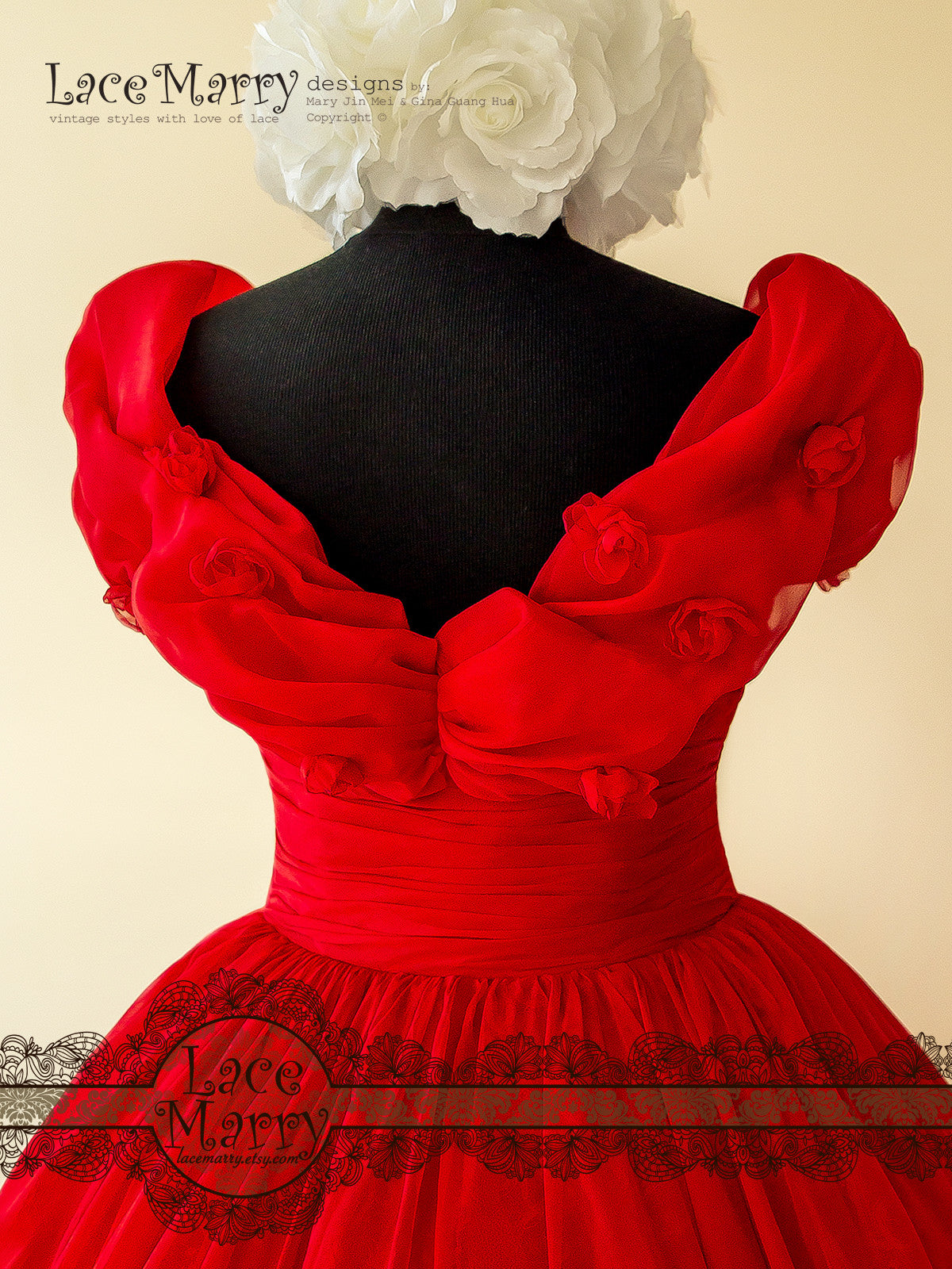 Open Back Short Red Bridesmaid Dress