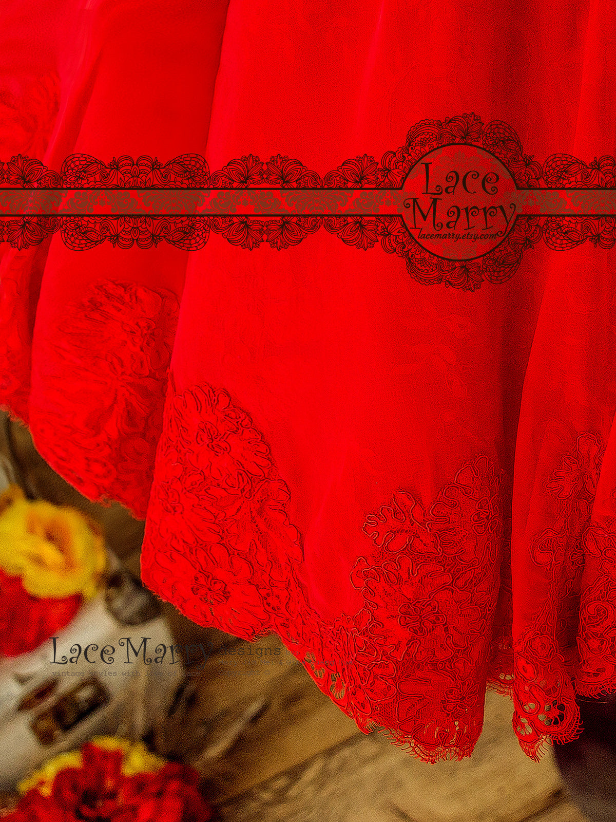 Red Lace Renewal Dress