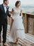 Airy Tulle Skirt Wedding Dress