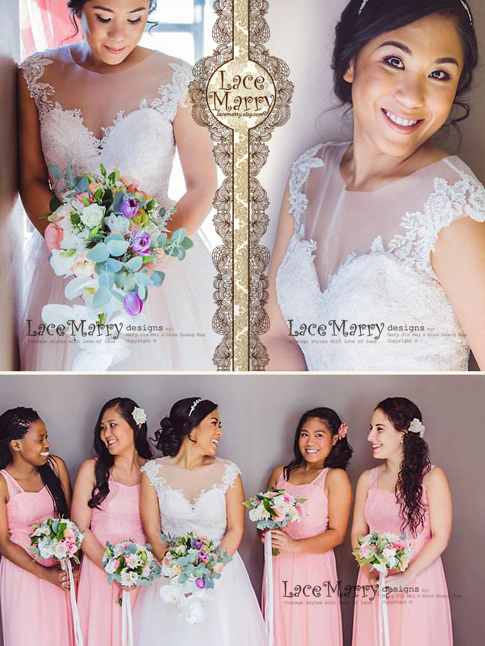 Summer Boho Wedding Dress from Airy Tulle