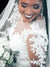 Lace Sleeves Bohemian Wedding Dress