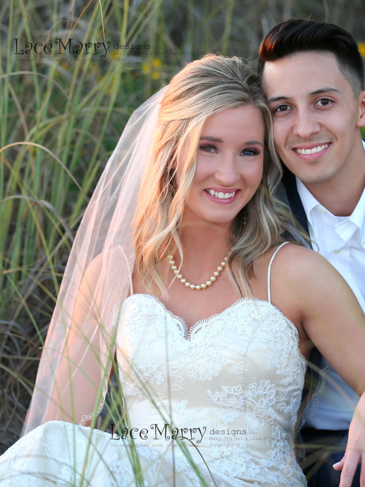 Beach Wedding Dress with Sweetheart Neckline