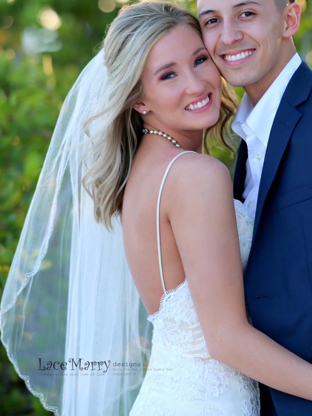 Deep Open Back Cut Beach Wedding Dress