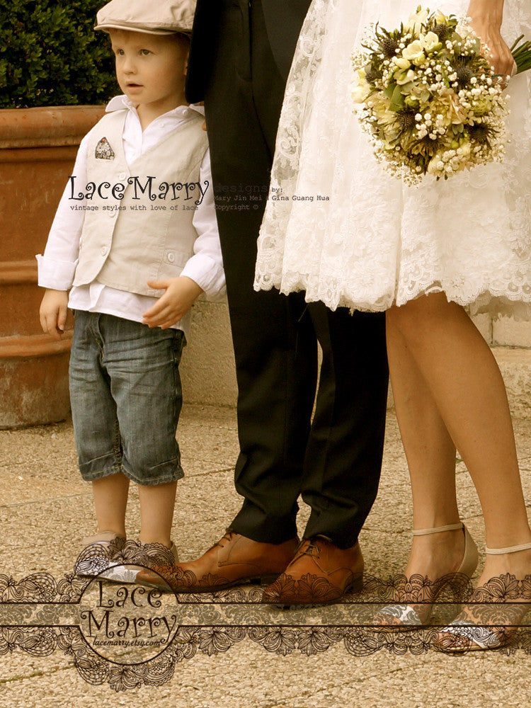 Bohemian Lace Wedding Dress