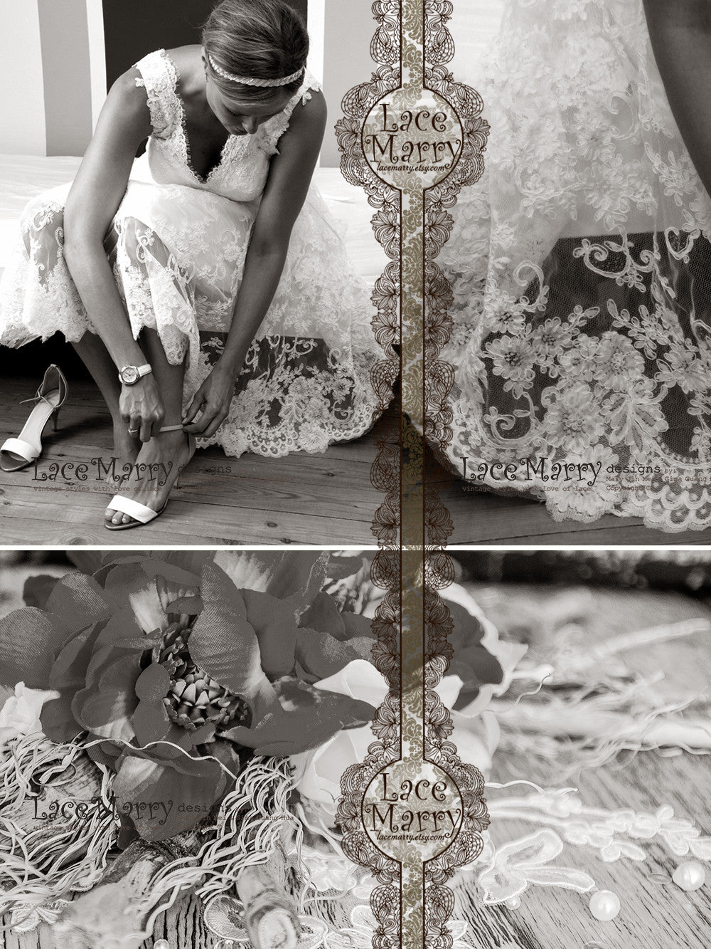 Bohemian Short Wedding Dress