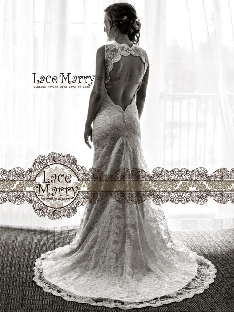 handmade lace wedding dress Custom from Scalloped LIVE 09/26/2025 LW Download Fashion Design Workspace Ivory / Soft White. Size:X LARGE