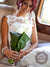 Illusion Neckline Lace Wedding Dress with Beading