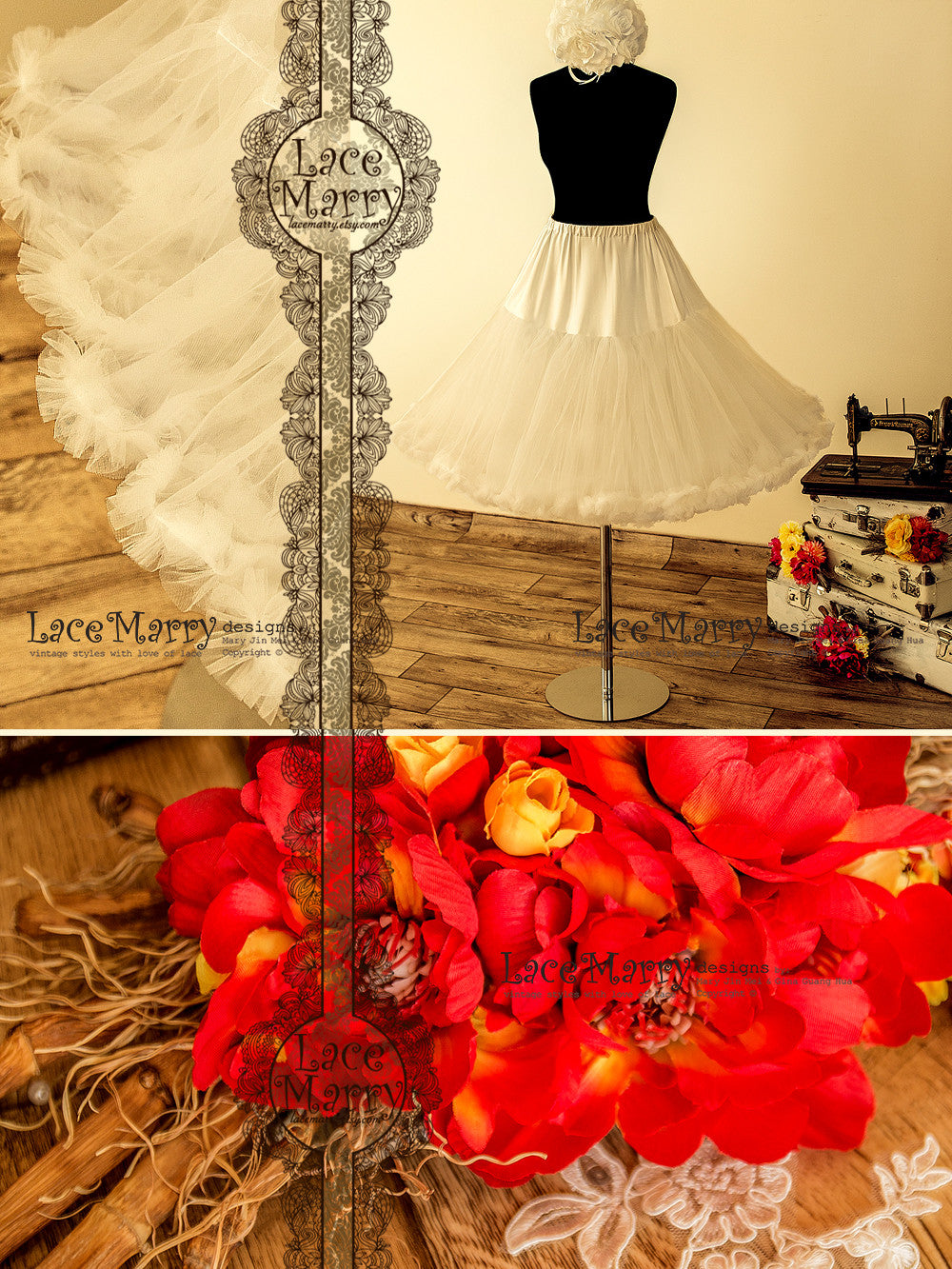 Circle Cut Puffy Petticoat