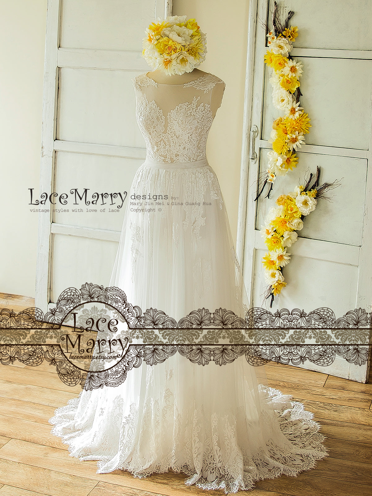 Trendy Lace Wedding Dress