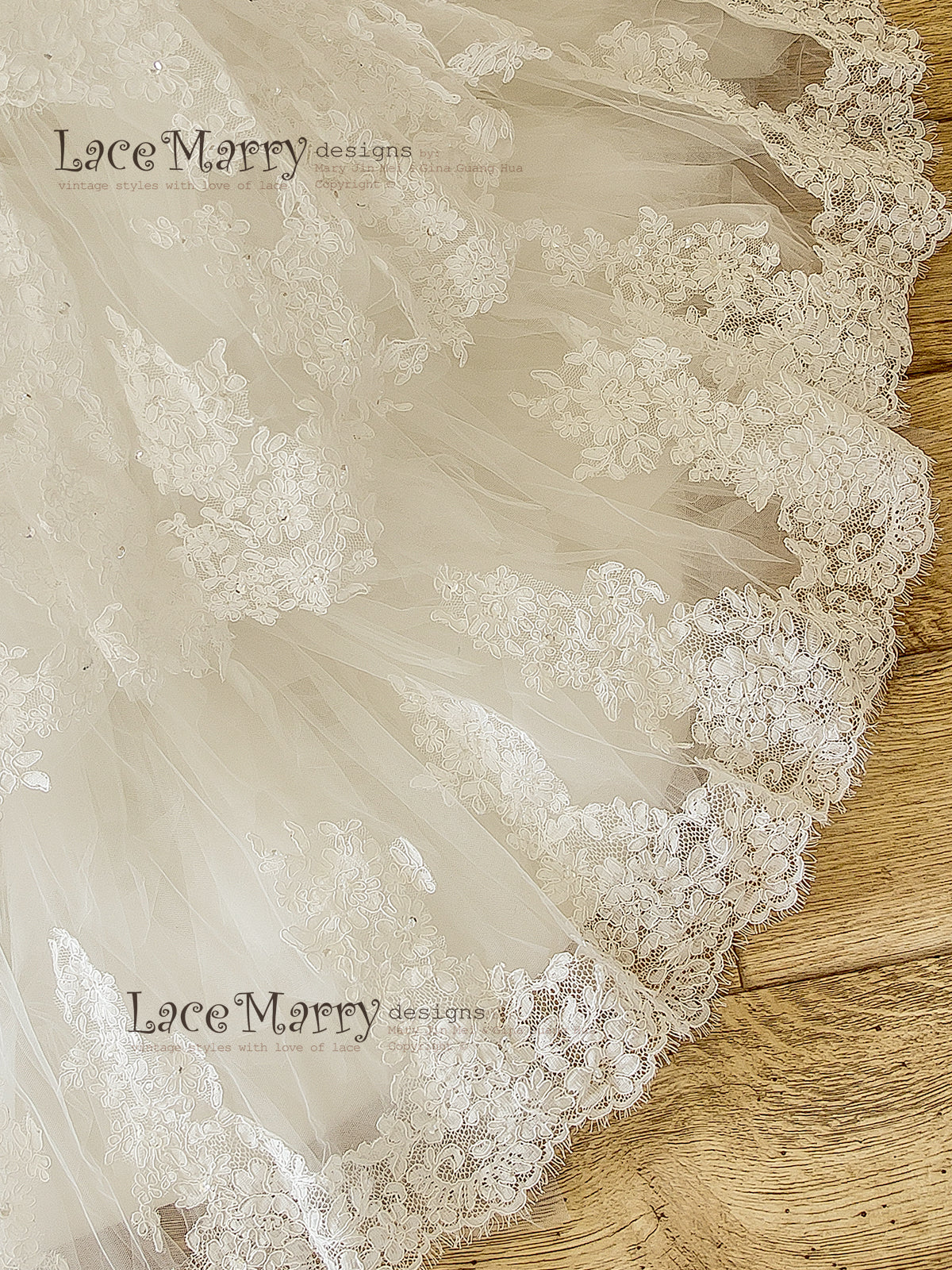 Puffy Layered Mermaid Bottom Skirt Wedding Dress